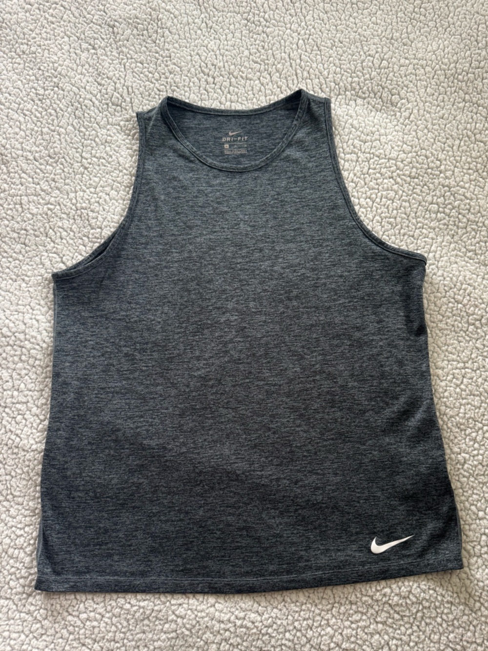 Nike Women’s Dark Gray Heather Dri-FIT Tank Top